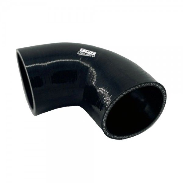 Silicone Hose Black 90 Deg Elbow 80mm (3.125 Silicone Hose Black 90 Deg Elbow 80mm (3.125") ID, 50mm Leg Length