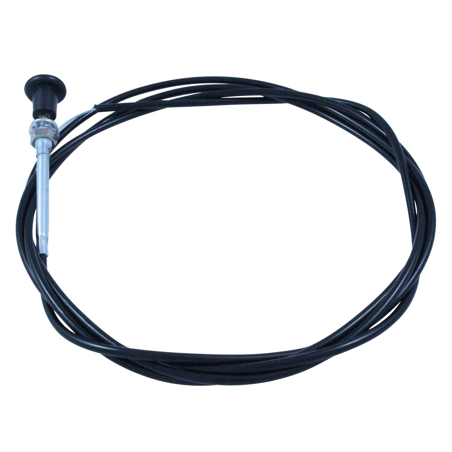 Choke Cable Round Handle 100 Inch (254cm) Long Plastic Coated