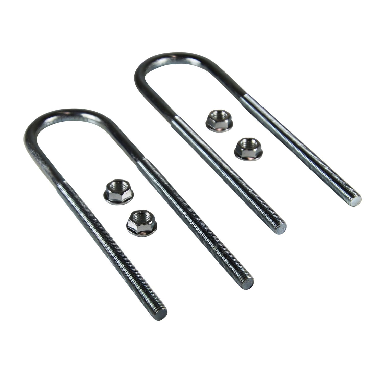 Differential U-Bolts 57mm ID, 12mm thread, 260mm Long with serrated nuts