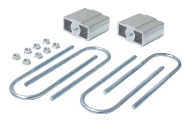 Lowering Block Kit 4 Lowering Block Kit 4" (100mm), 32mm Locating Pins, 75mmx12mm Ubolts - Ford Falcon 6 Cyl / Fairlane 6 Cyl / Fairmont 6 Cyl / LTD 6 Cyl / Mustang 6 Cyl 70mm Axle
