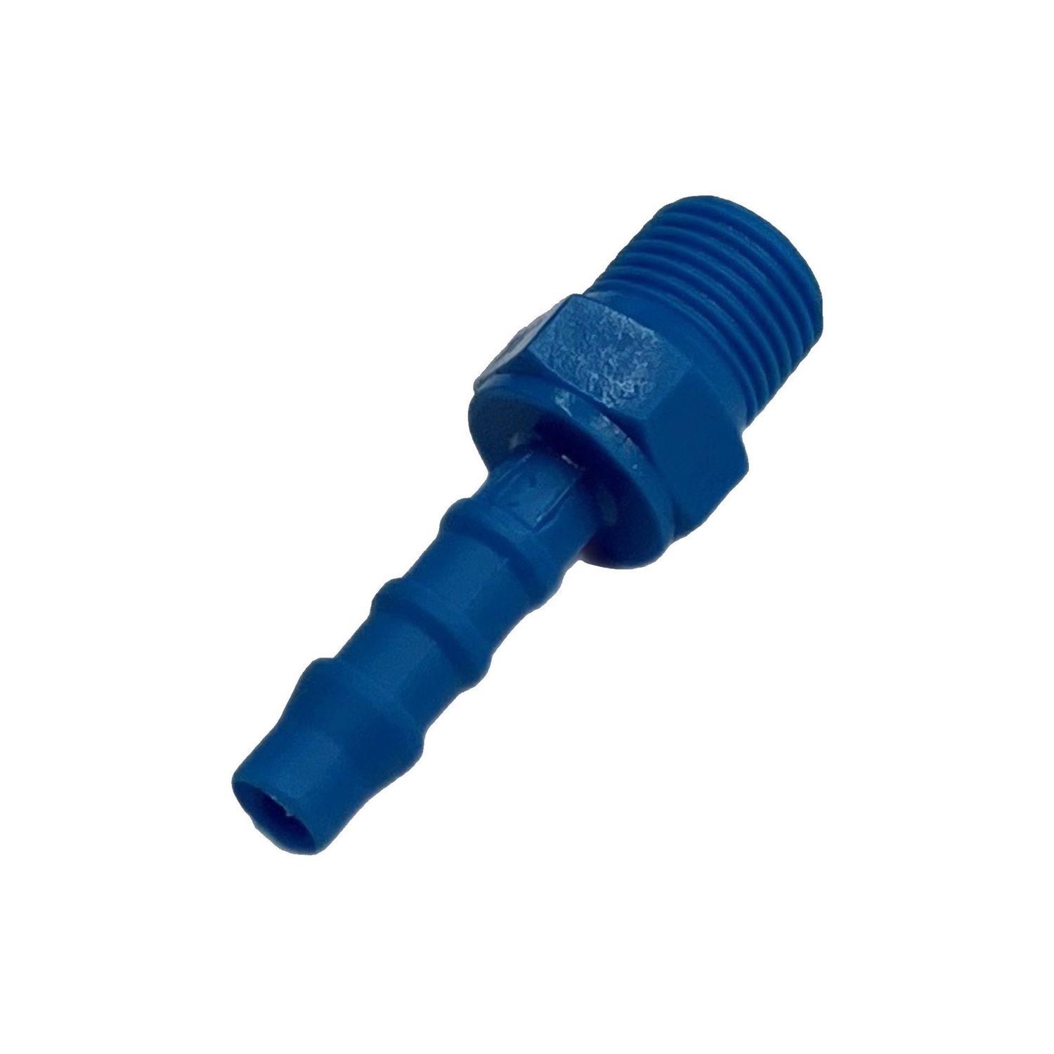 Nylon Plastic Male Tail Fitting 3/16" (4.8mm) Hose Tube End to 1/8" (9.7mm) Male BSP Thread