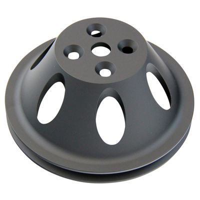 Pulley Water Pump Single Groove Swp Black Alloy Big Block Chevrolet 396-454