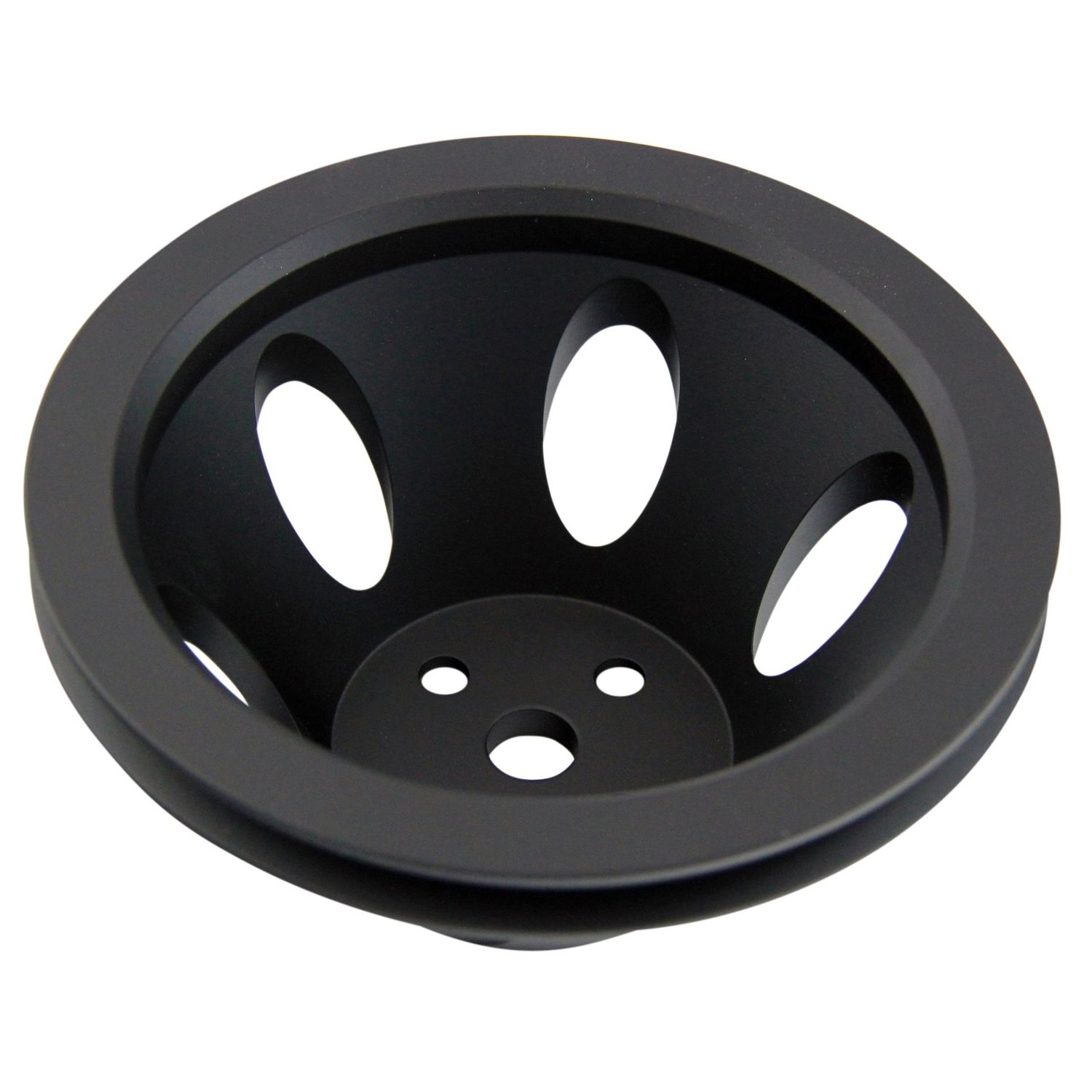 Pulley Water Pump Single Groove Swp Black Alloy Small Block Chevrolet 265-400