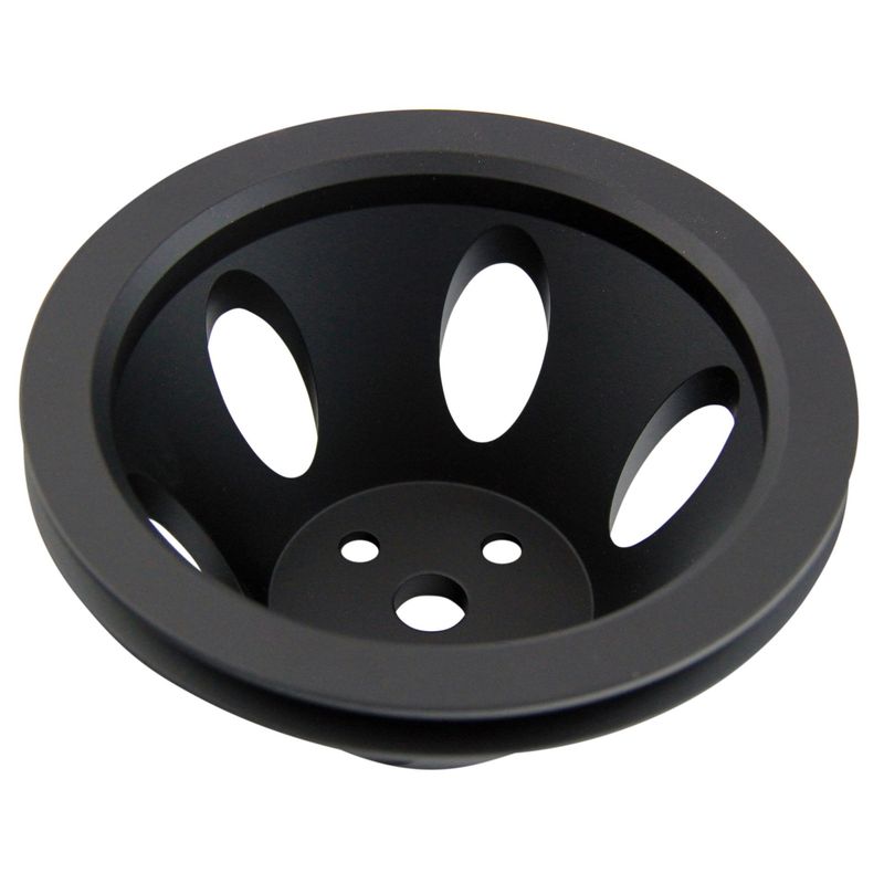 Pulley Water Pump Single Groove Swp Black Alloy Small Block Chevrolet 265-400