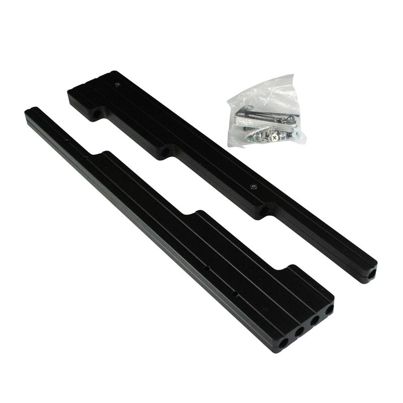 Spark Plug Ignition Lead Wire Separators Ball Milled Billet Black Alloy V8 7-9mm