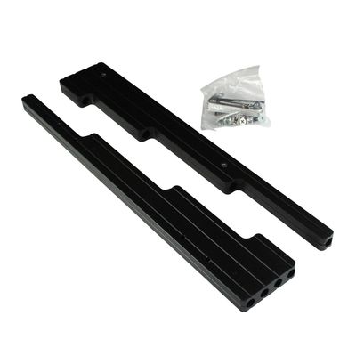 Spark Plug Ignition Lead Wire Separators Ball Milled Billet Black Alloy V8 7-9mm