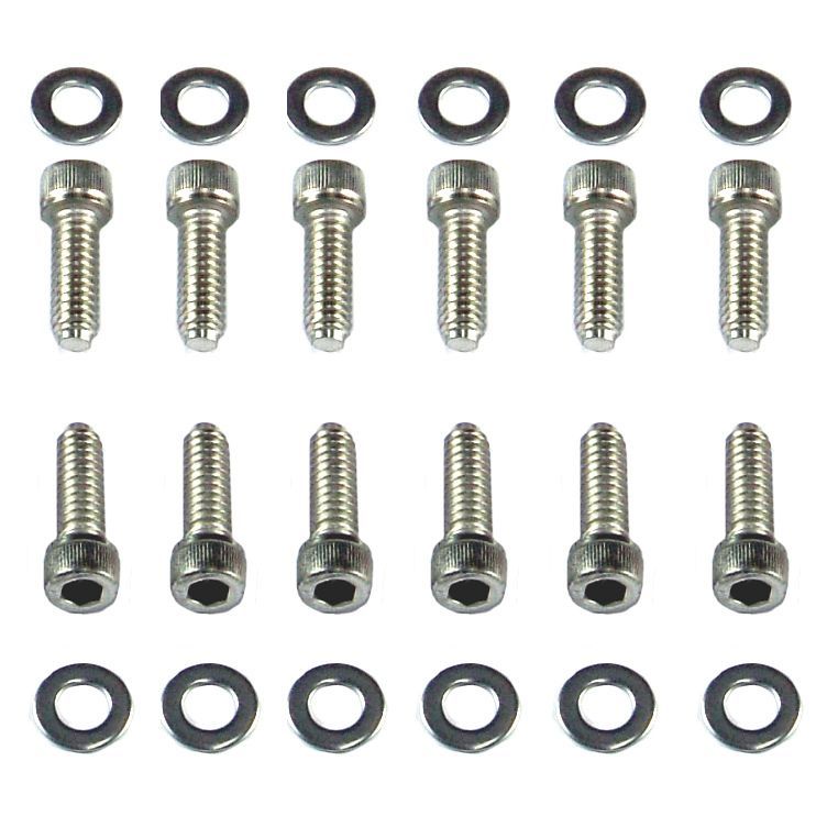 Valve Rocker Cover Bolts Ford Windsor V8 Chrome Socket Head suit Steel Covers-Set Valve Rocker Cover Bolts Ford Windsor V8 Chrome Socket Head suit Steel Covers-Set