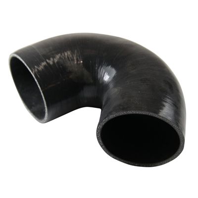 Silicone Hose Black 135 Deg Elbow 89mm (3.5") ID, 50mm Leg Length