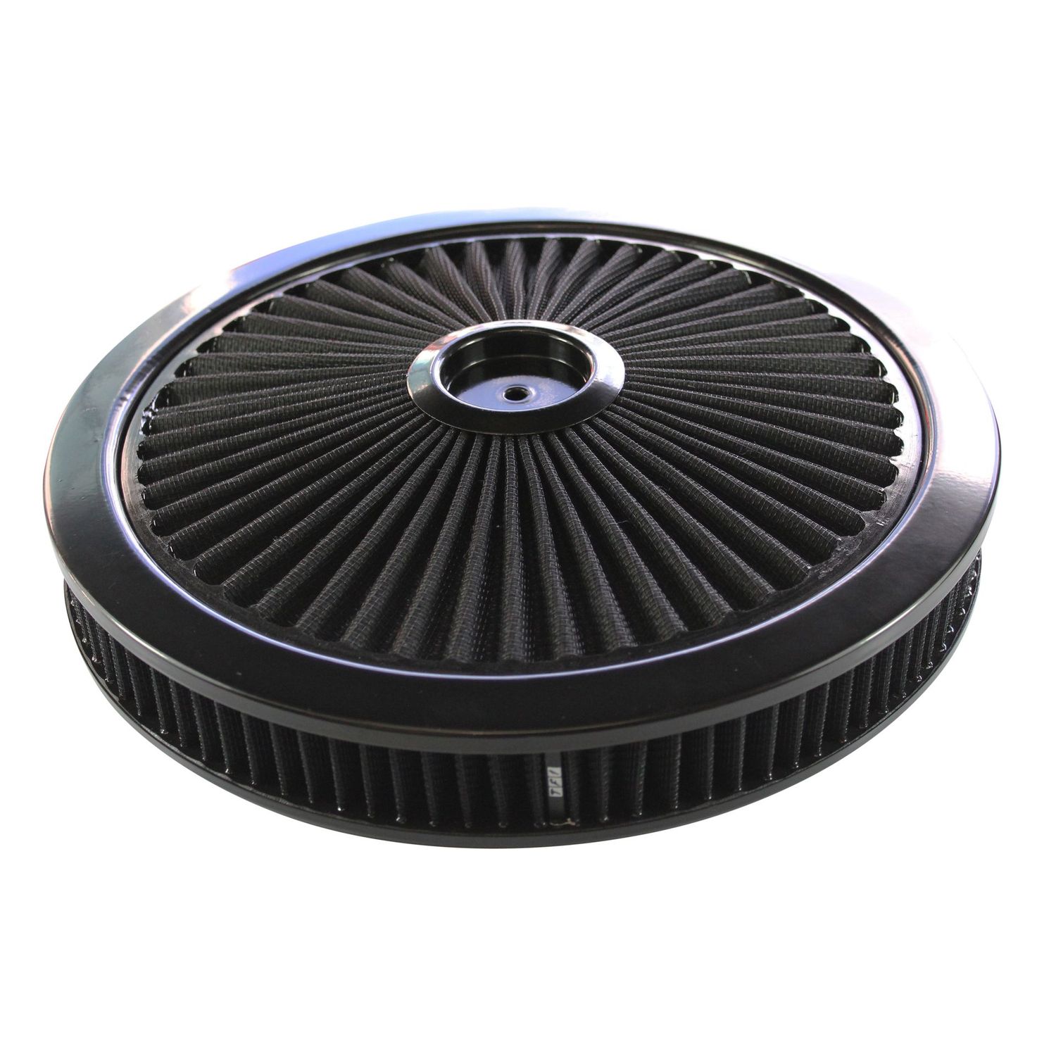 Extraflow All Black Air Filter/Air Cleaner 14" x 2" Holley or Holden Quadrajet Base