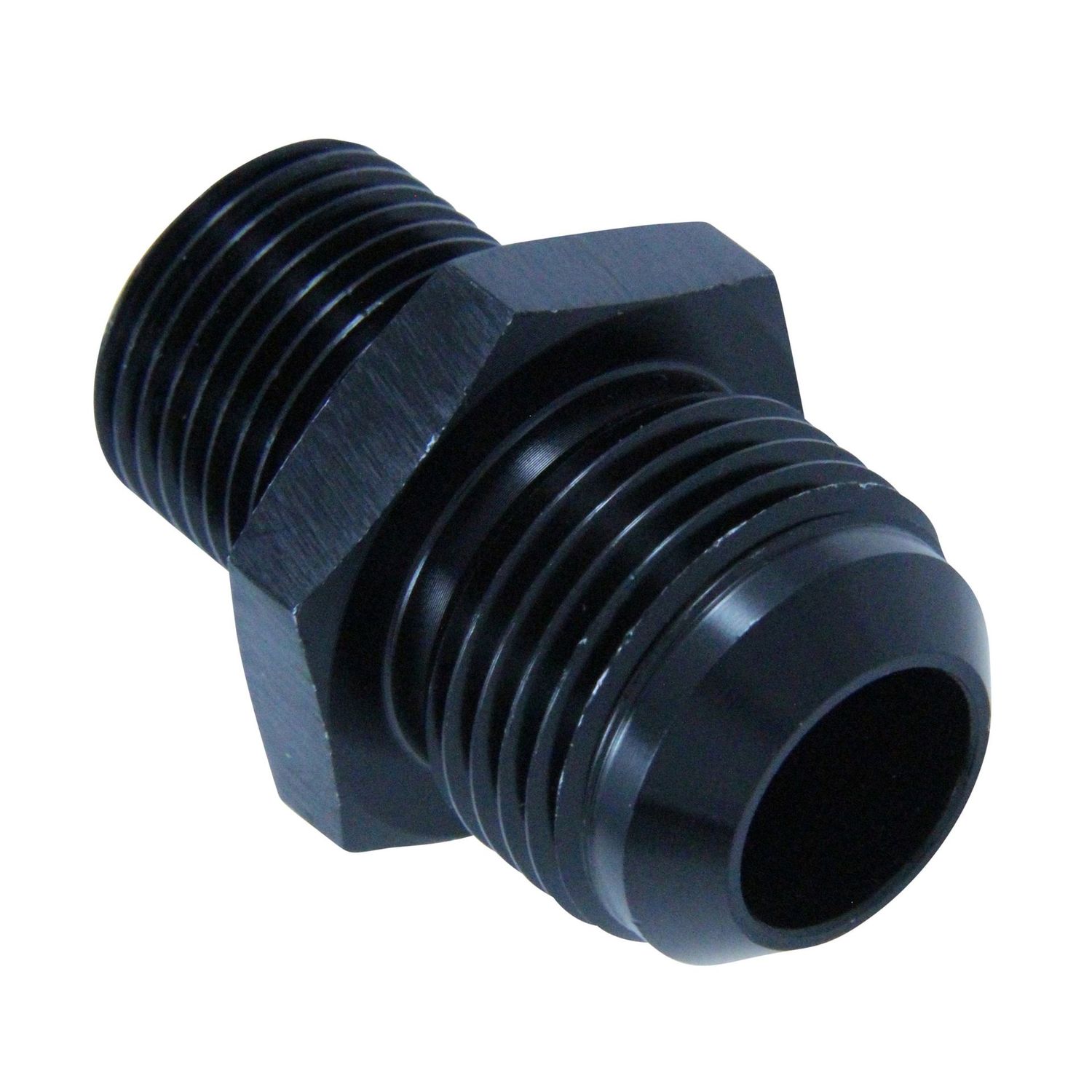 AN Aluminium Adapter Fitting -12AN x -10AN(7/8-14) Black