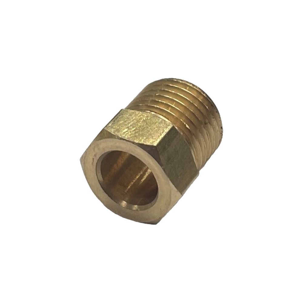 Brass Inverted Flare Nut 3/8" (9.5mm) Hose Tube to 5/8" (22.9mm)x18 Male BSP Thread