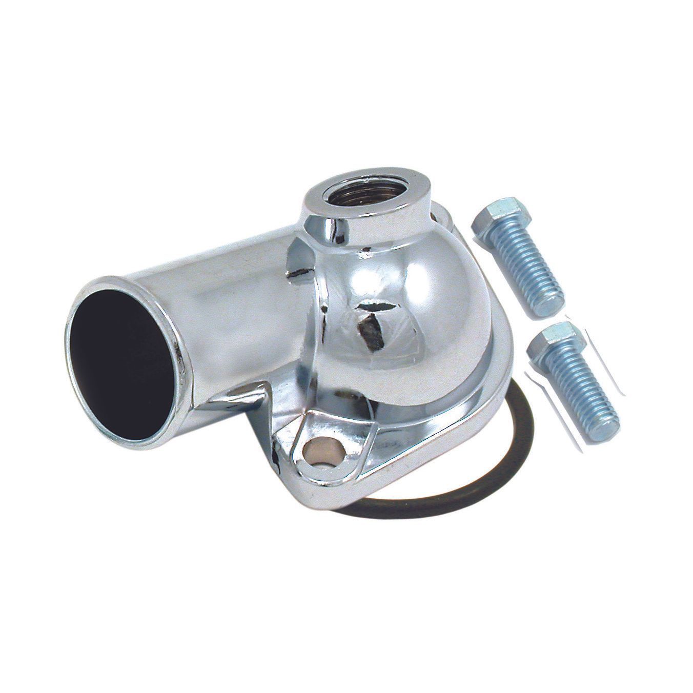 Water Neck Chevrolet Small + Big Block Chromed 1/2" Npt Port