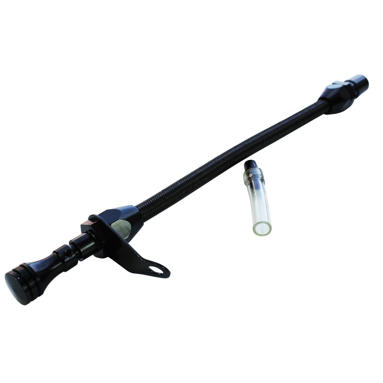 Transmission Dipstick Tube GM Turbo 700R4 Bell Housing Mount Flexible Black Transmission Dipstick Tube GM Turbo 700R4 Bell Housing Mount Flexible Black