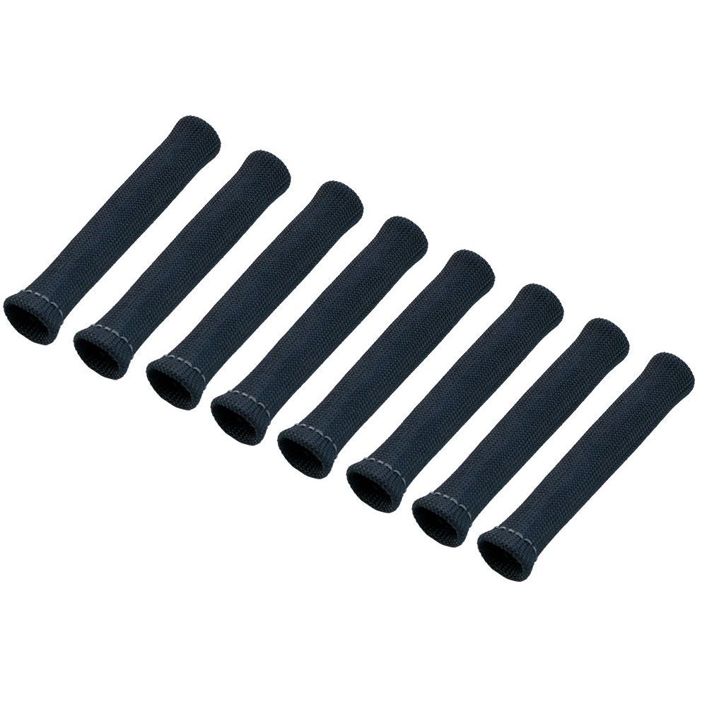 Spark Plug Heat Shield Insulation Boot Black Set 8 Universal 1"Id bends to 90'