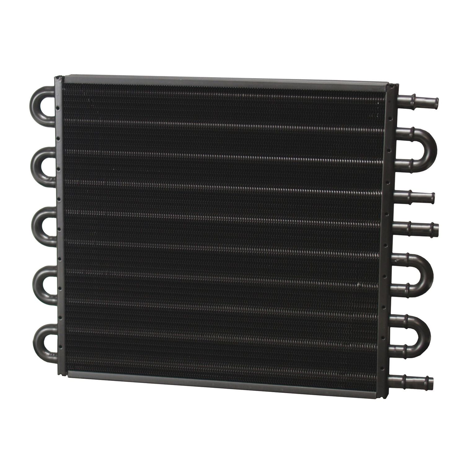 Derale Tube + Fin Fluid Cooler Dual 6+4 Pass 16-15/16 Derale Tube + Fin Fluid Cooler Dual 6+4 Pass 16-15/16"x12-5/8"x3/4" 13302