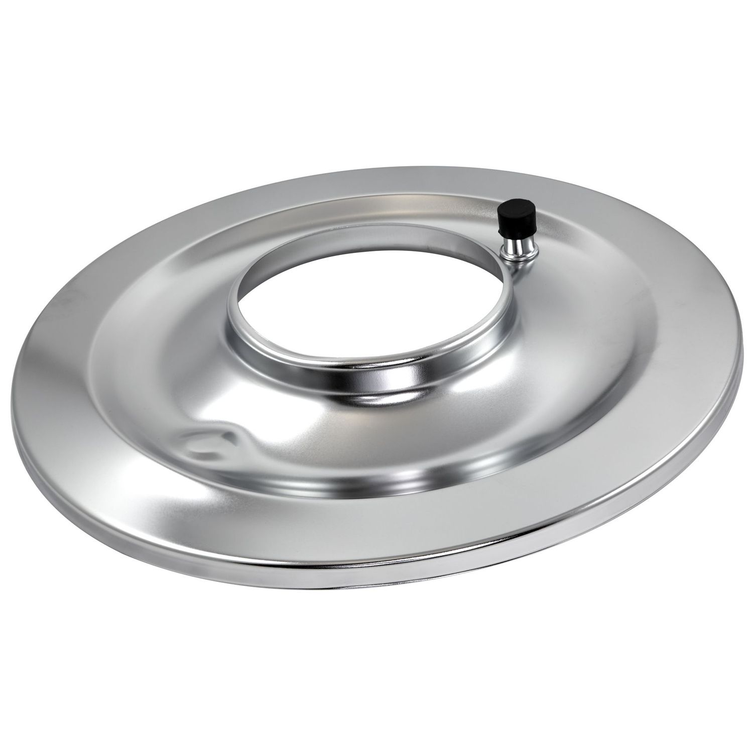 Air Filter/Air Cleaner Base 14 Inch Steel Zinc Holley Edelbrock Raised 5-1/8" Carburettor