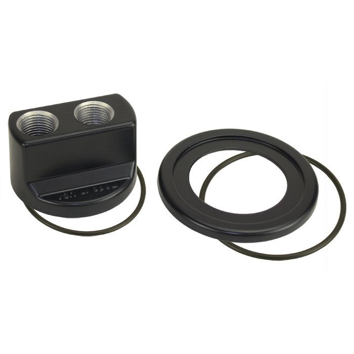 Premium Engine Spin On Adapter with -10AN O-ring Ports, 13/16 Premium Engine Spin On Adapter with -10AN O-ring Ports, 13/16"-16 Engine Thread