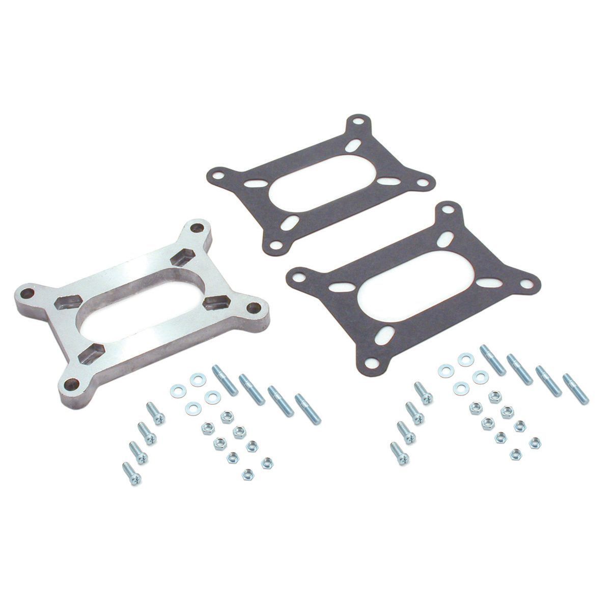 Carburettor Adaptor 2 Barrel Holley to Rochester Aluminium 1/2" Open Port