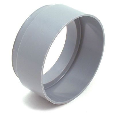 3" 76mm Grey Plastic Car Air Intake Duct Hose Filter Adaptor SINGLE PIECE