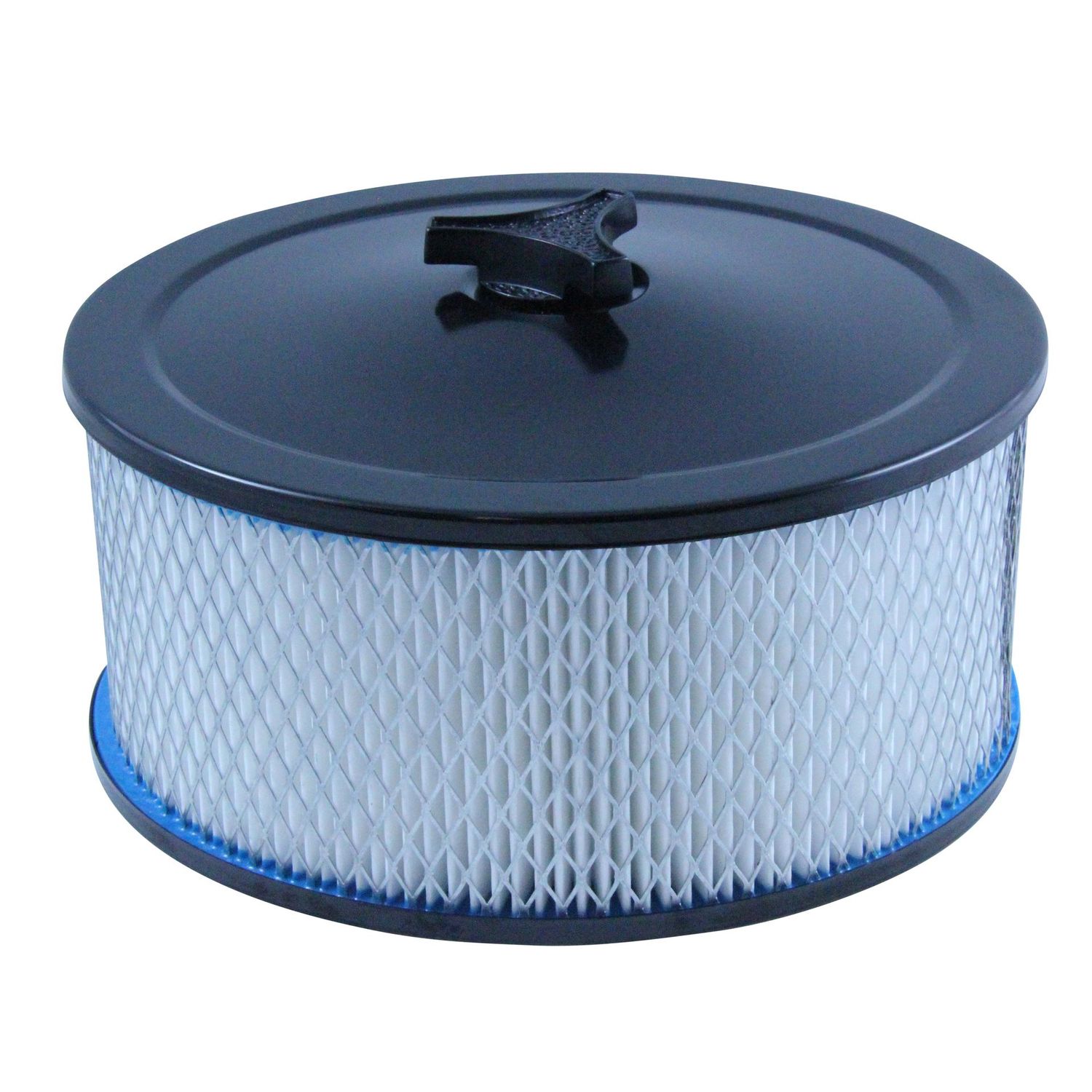 Black Air Filter/Air Cleaner 9 Black Air Filter/Air Cleaner 9" Wide x 4" Tall Holley Edelbrock Quadrajet Carburettor