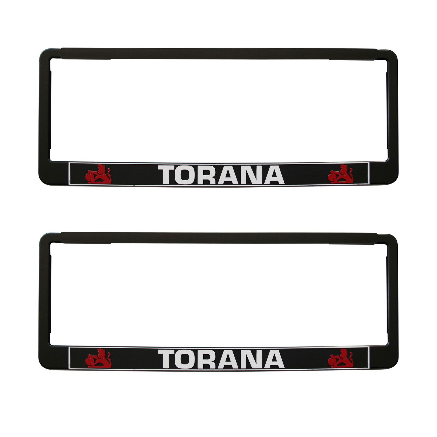 PAIR Torana Polymer Number Plate Frames. Suits 6 Digit Number Plates