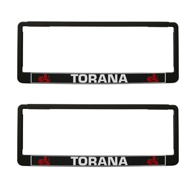 PAIR Torana Polymer Number Plate Frames. Suits 6 Digit Number Plates PAIR Torana Polymer Number Plate Frames. Suits 6 Digit Number Plates