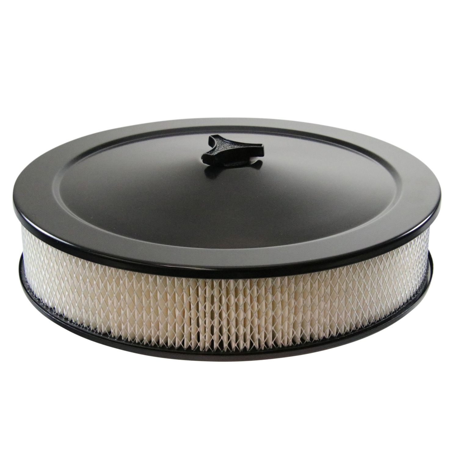 Black Air Filter/Air Cleaner 14" x 3" Holley or Holden Quadrajet Base Paper Element