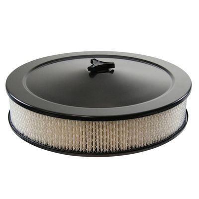 Black Air Filter/Air Cleaner 14" x 3" Holley or Holden Quadrajet Base Paper Element