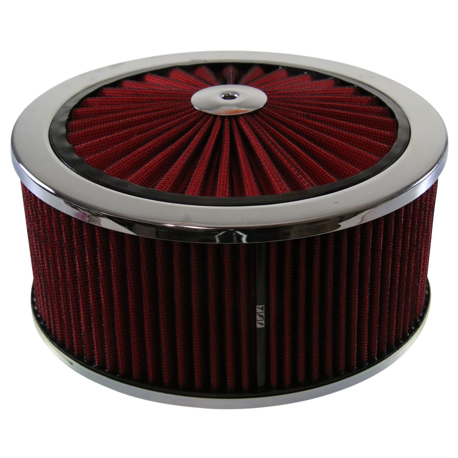 Extraflow Red Chrome Air Filter/Air Cleaner 9 Extraflow Red Chrome Air Filter/Air Cleaner 9"x 4" Assy fit Holley 5-1/8" Base