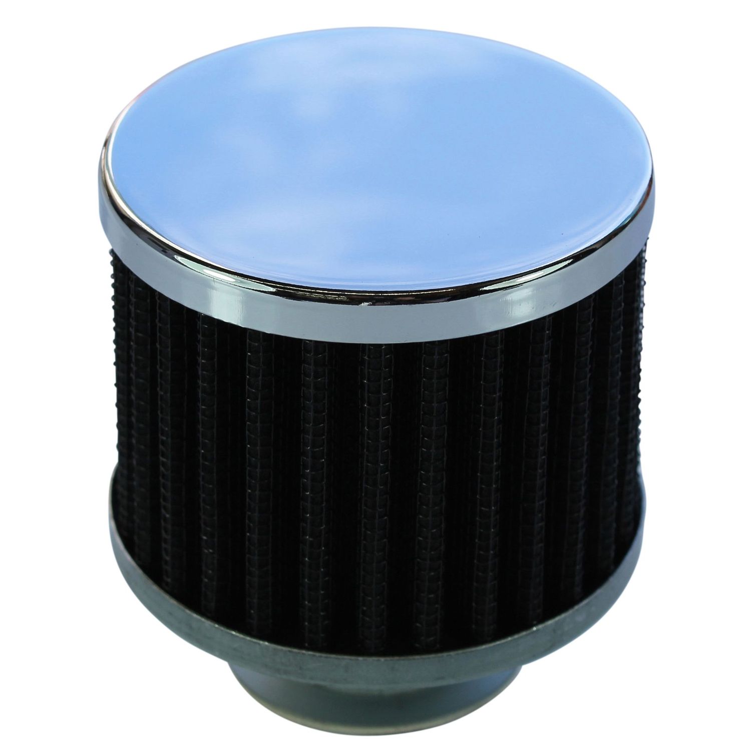 Valve Rocker Cover Breather Cap Twist In Holden/Chevrolet Chrome Top Black Element