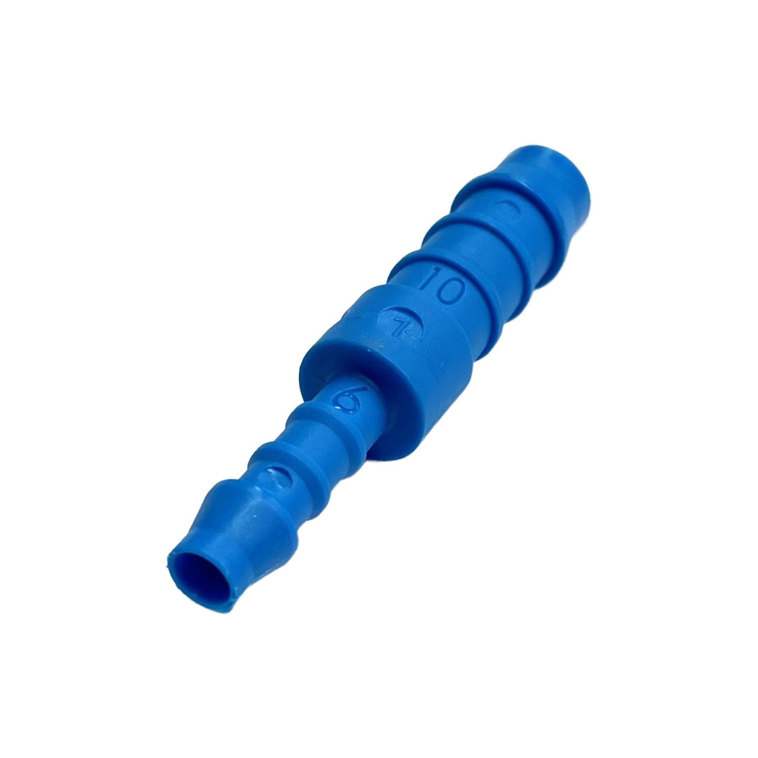 Nylon Plastic Straight Reducing Joiner 3/8 Nylon Plastic Straight Reducing Joiner 3/8" (9.5mm) to 1/4" (6.3mm) Hose Tube End