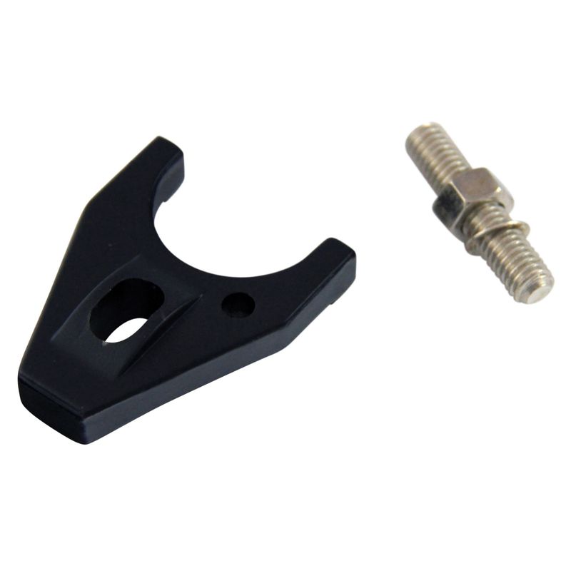 Distributor Hold Down Clamp Chevrolet V6+V8 1963 on Billet Alloy Black with Bolt