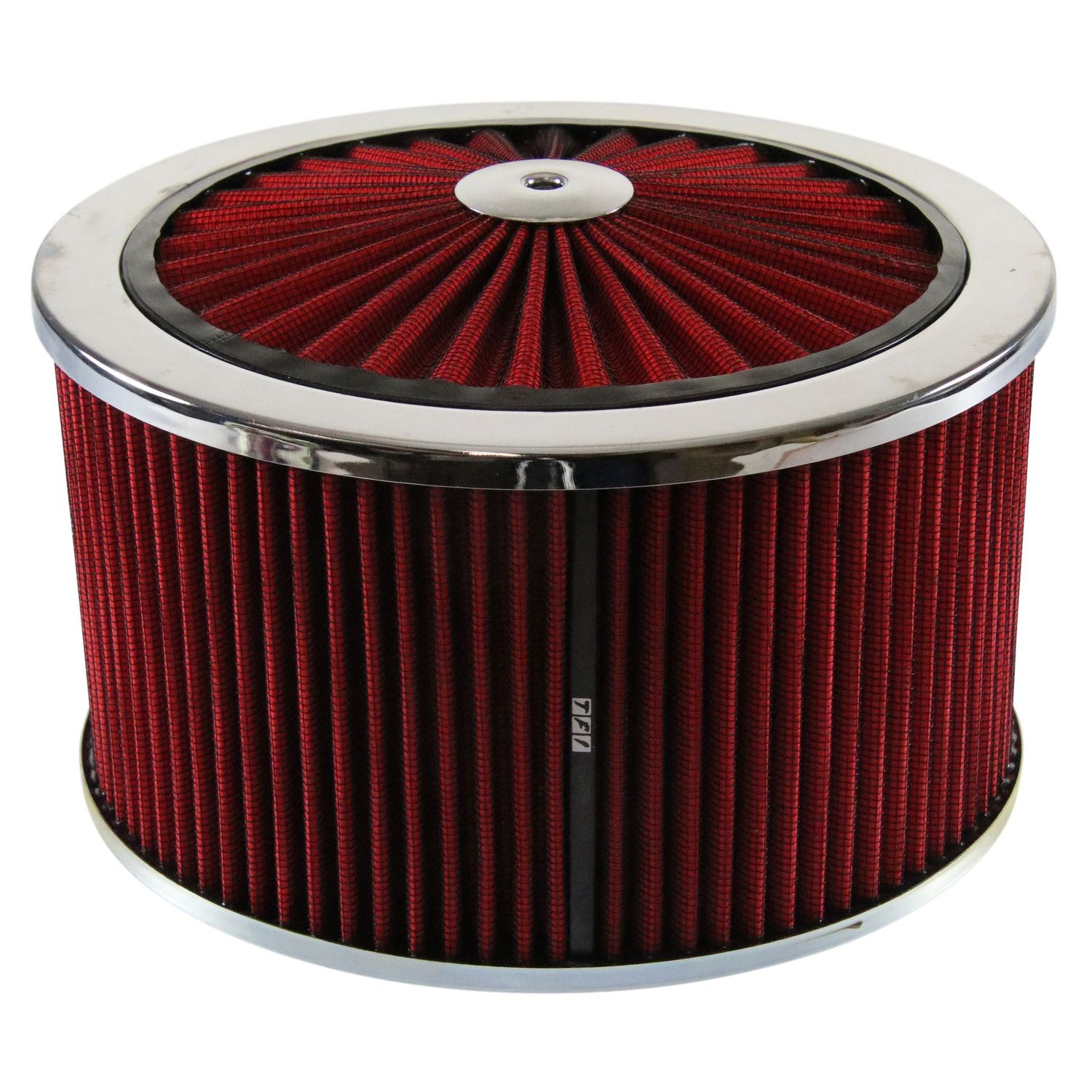 Extraflow Red Chrome Air Filter/Air Cleaner 9 Extraflow Red Chrome Air Filter/Air Cleaner 9"x 5" Assy fit Holley 5-1/8" Base