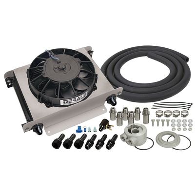 Derale Hyper-Cool Remote Engine Oil Cooler Kit 25 Row -8AN 15660 Derale Hyper-Cool Remote Engine Oil Cooler Kit 25 Row -8AN 15660