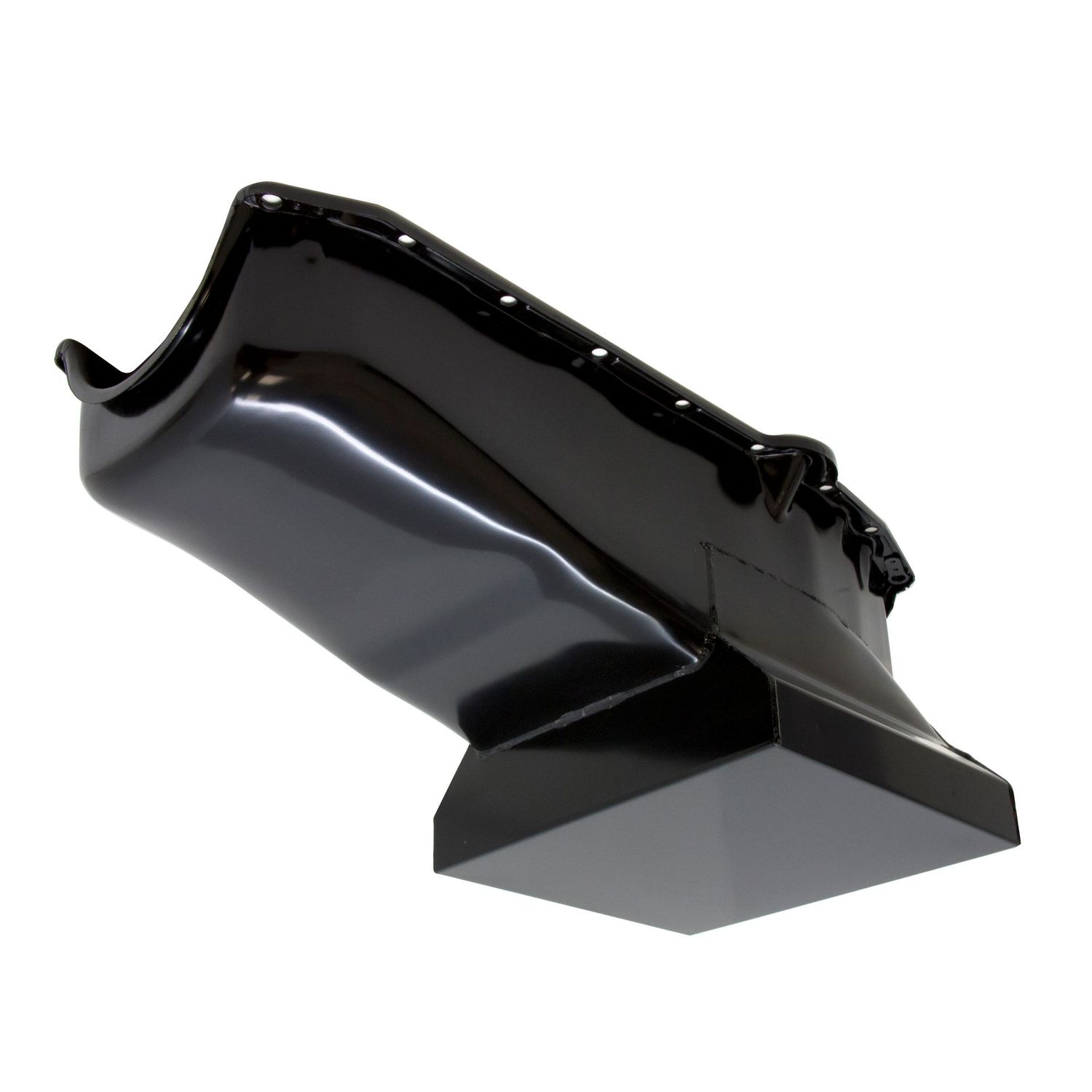 Oil Pan Sump Chevrolet Small Block 283-350-400 Extra Capacity Street Strip Black Oil Pan Sump Chevrolet Small Block 283-350-400 Extra Capacity Street Strip Black