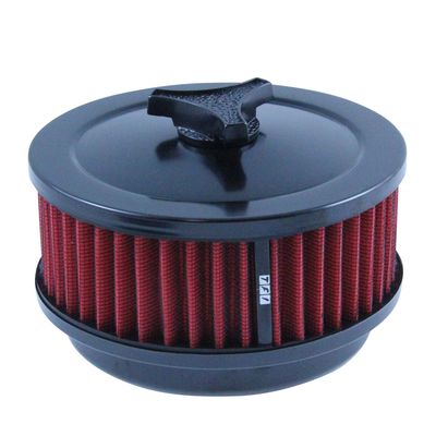 Black Air Filter/Air Cleaner 6-3/8" Wide x 2-1/2" Tall 5-1/8" Holley Edelbrock Red Element