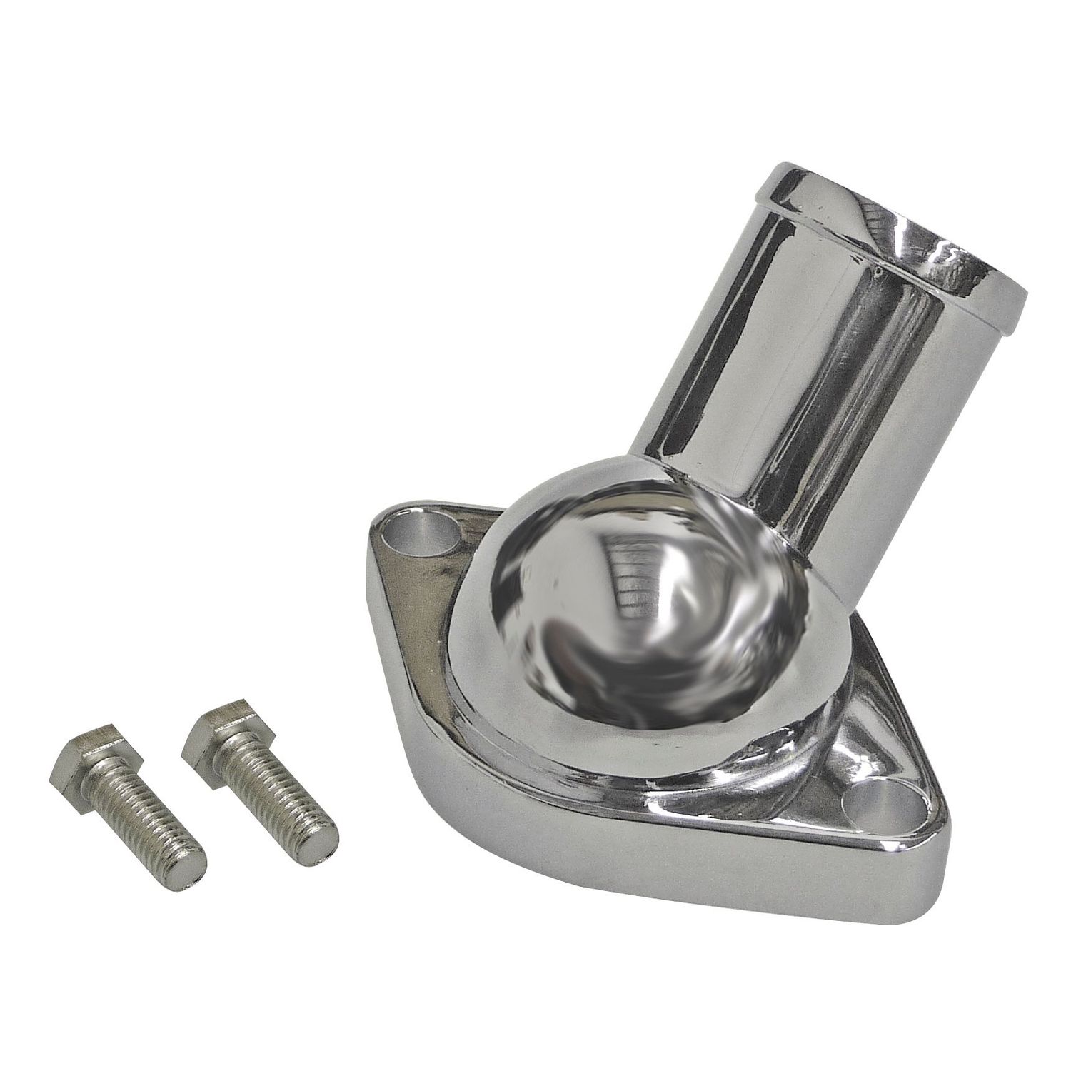 Thermostat Housing Water Neck Chevrolet Small + Big Block 1955-68 Chromed O-Ring Thermostat Housing Water Neck Chevrolet Small + Big Block 1955-68 Chromed O-Ring