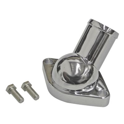 Thermostat Housing Water Neck Chevrolet Small + Big Block 1955-68 Chromed O-Ring