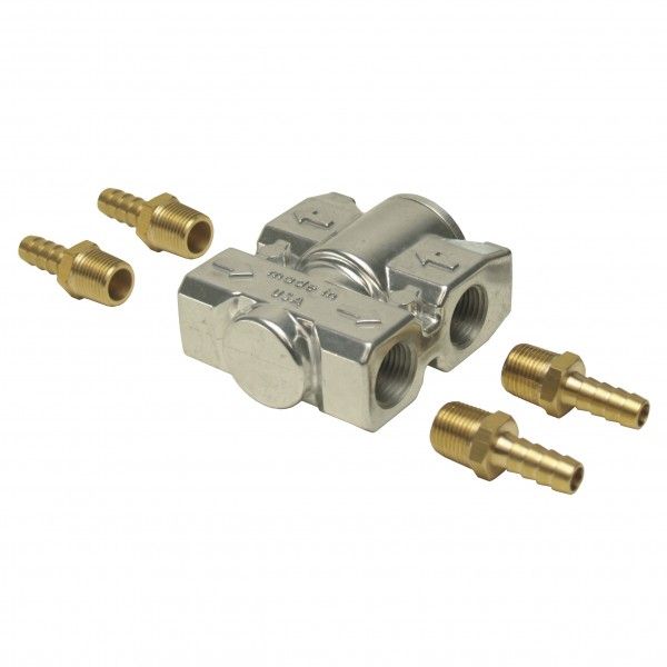 Derale Billet Style Aluminum Fluid Control Thermostat with 3/8" NPT ports 13011