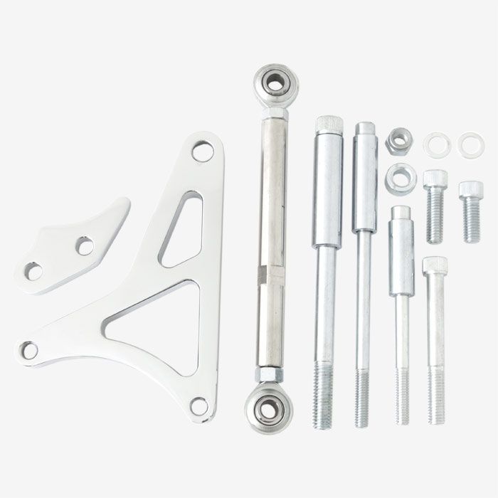 Alternator Bracket Kit Billet Polished Aluminium Ford Windsor 260-289-302 Alternator Bracket Kit Billet Polished Aluminium Ford Windsor 260-289-302