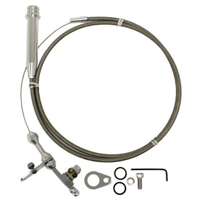 Kickdown Assembly 700-R4 Tuned Port Braided Stainless Steel 52.5" Long