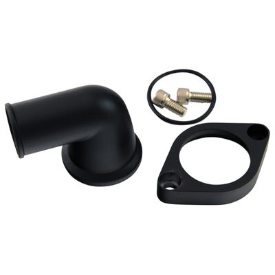 Water Neck Chevrolet Small Big Block 90 Degree Black Alloy Swivel 360 Degree Water Neck Chevrolet Small Big Block 90 Degree Black Alloy Swivel 360 Degree