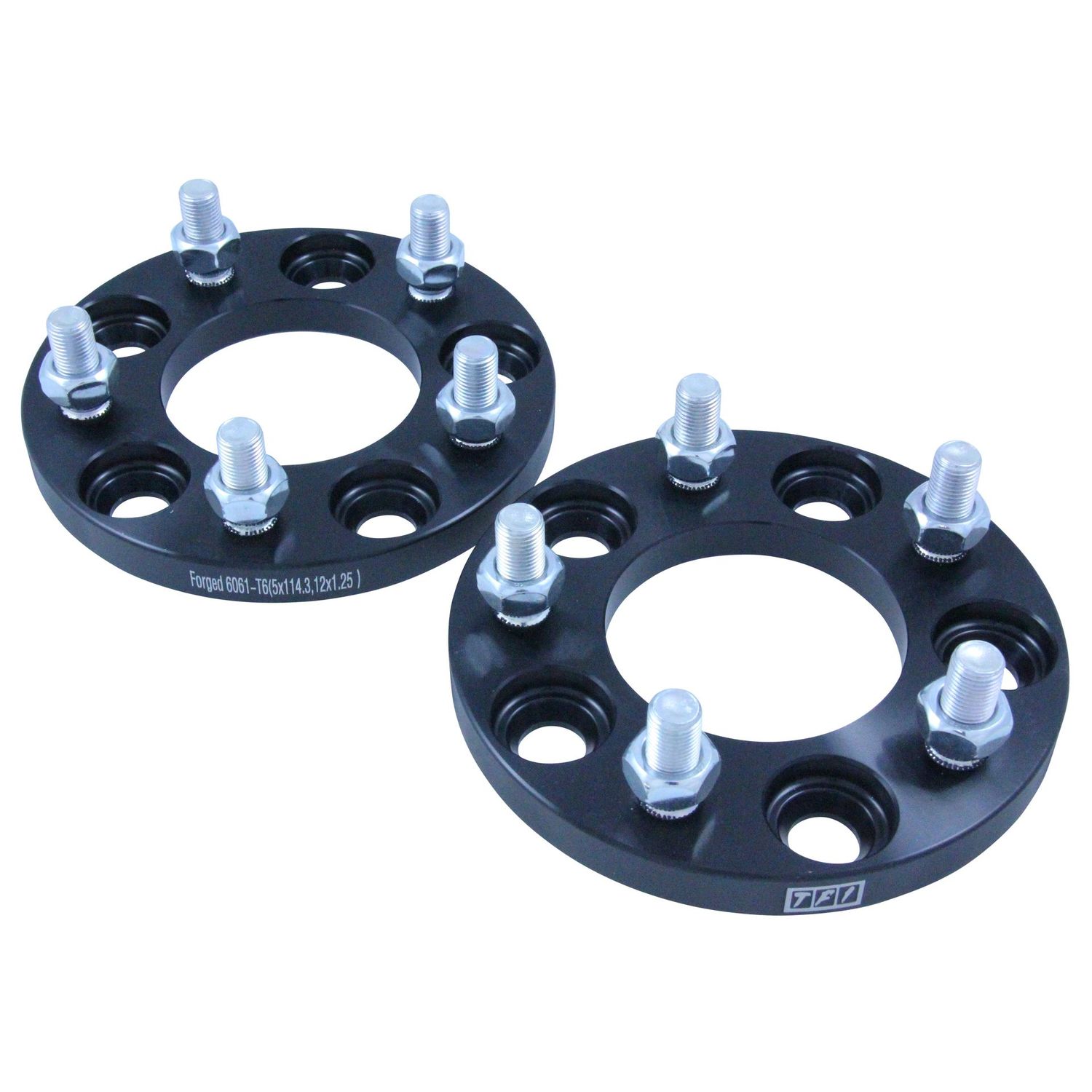 Bolt On Billet Wheel Spacer Kit 15mm Thick Size 5x114.3PCD 12mmx1.25 Stud Bolt On Billet Wheel Spacer Kit 15mm Thick Size 5x114.3PCD 12mmx1.25 Stud