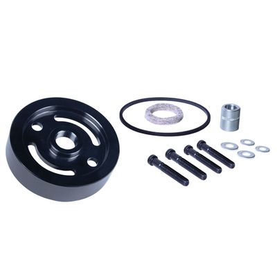 GM V8 1956-67 Canister Style to Spin On Oil Filter Black Adapter Derale 35761 GM V8 1956-67 Canister Style to Spin On Oil Filter Black Adapter Derale 35761