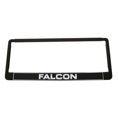 SINGLE Falcon Polymer Number Plate Frame. Suits a 6 Digit Number Plates SINGLE Falcon Polymer Number Plate Frame. Suits a 6 Digit Number Plates