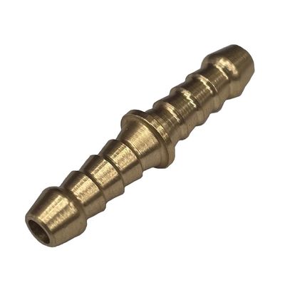 Brass Straight Male Joiner 3/16" (4.8mm) Barbed Hose Tube Ends