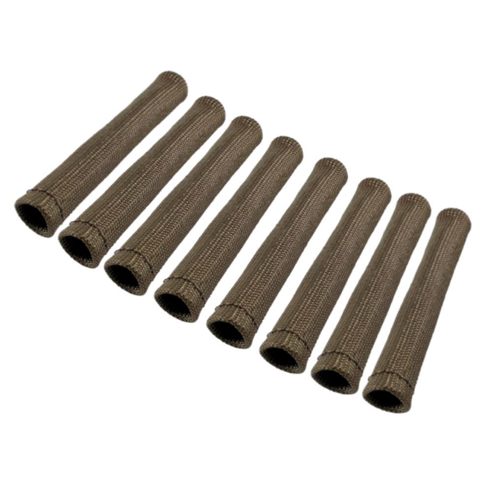 Lava Race Spark Plug Boot Shield 1" ID bends 90 Degree - 8Pk