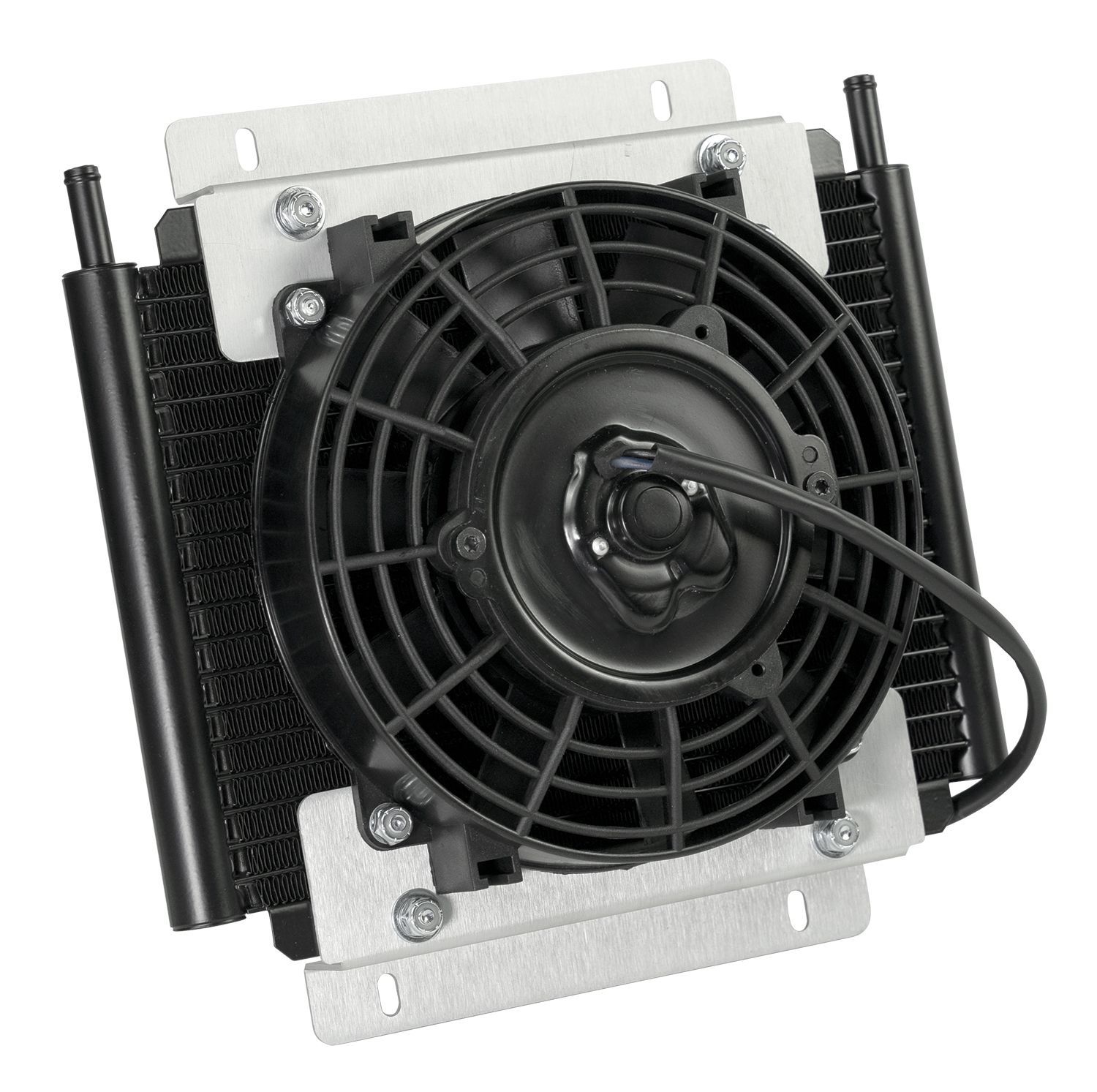 Derale Trans/Power/Fuel 18 Row Plate & Fin Fluid Cooler 11"x11"x3-3/4" 13735
