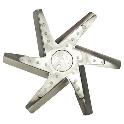 Derale High Performance Flex Fan 17 Inch Stainless Blade Chrome Hub 19217 Derale High Performance Flex Fan 17 Inch Stainless Blade Chrome Hub 19217