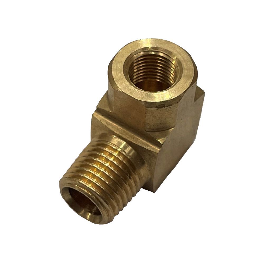 Brass Reduce Elbow 1/4" (13.2mm) Male BSP Thread to 1/8" (8.6mm) Female BSP Thread